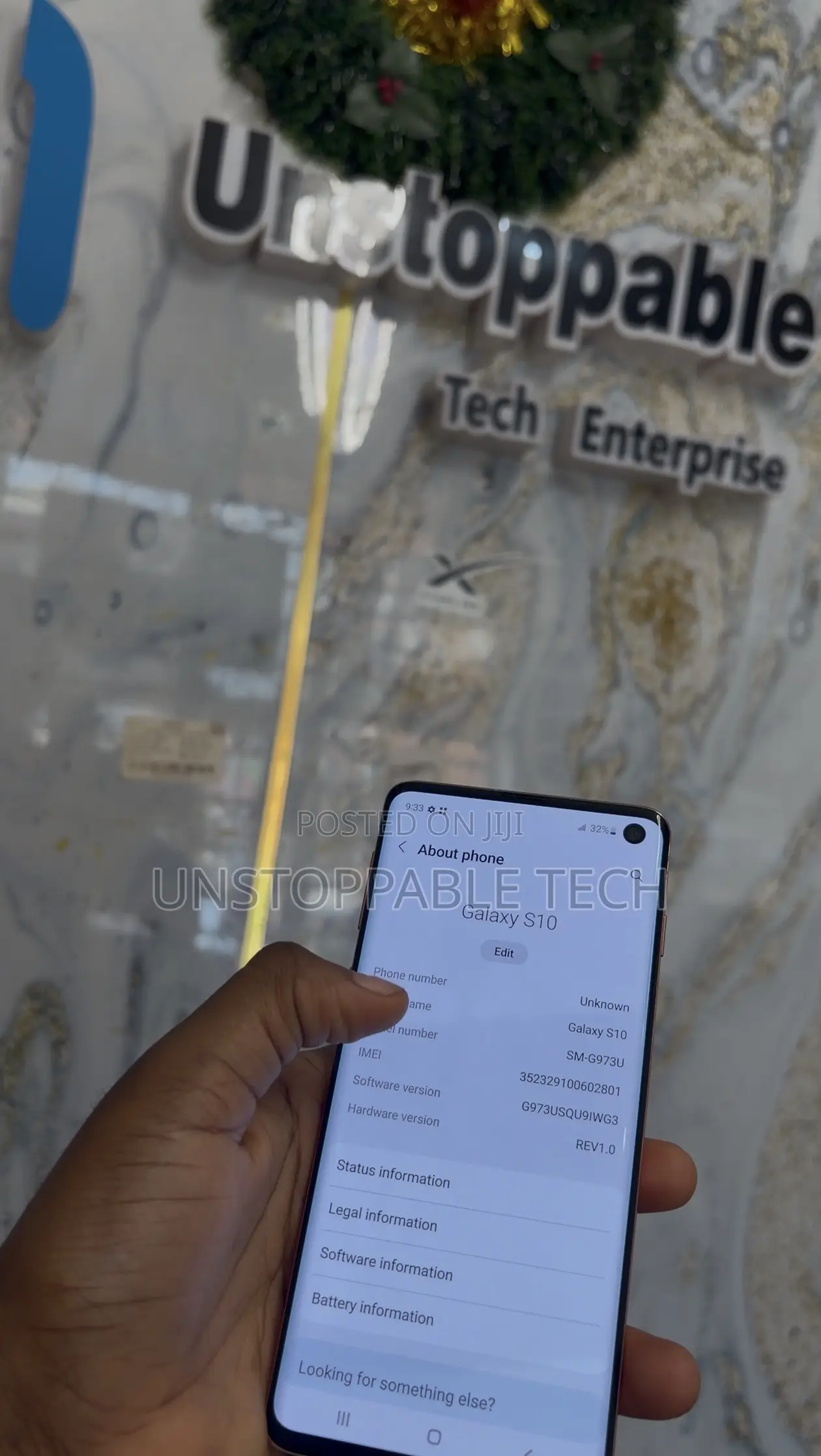Samsung Galaxy S10 128 GB Orange