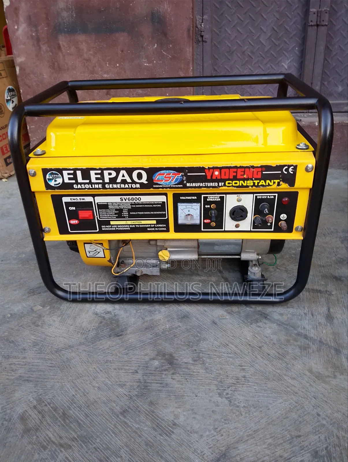Elepaq Constant Manual Generator 3kva