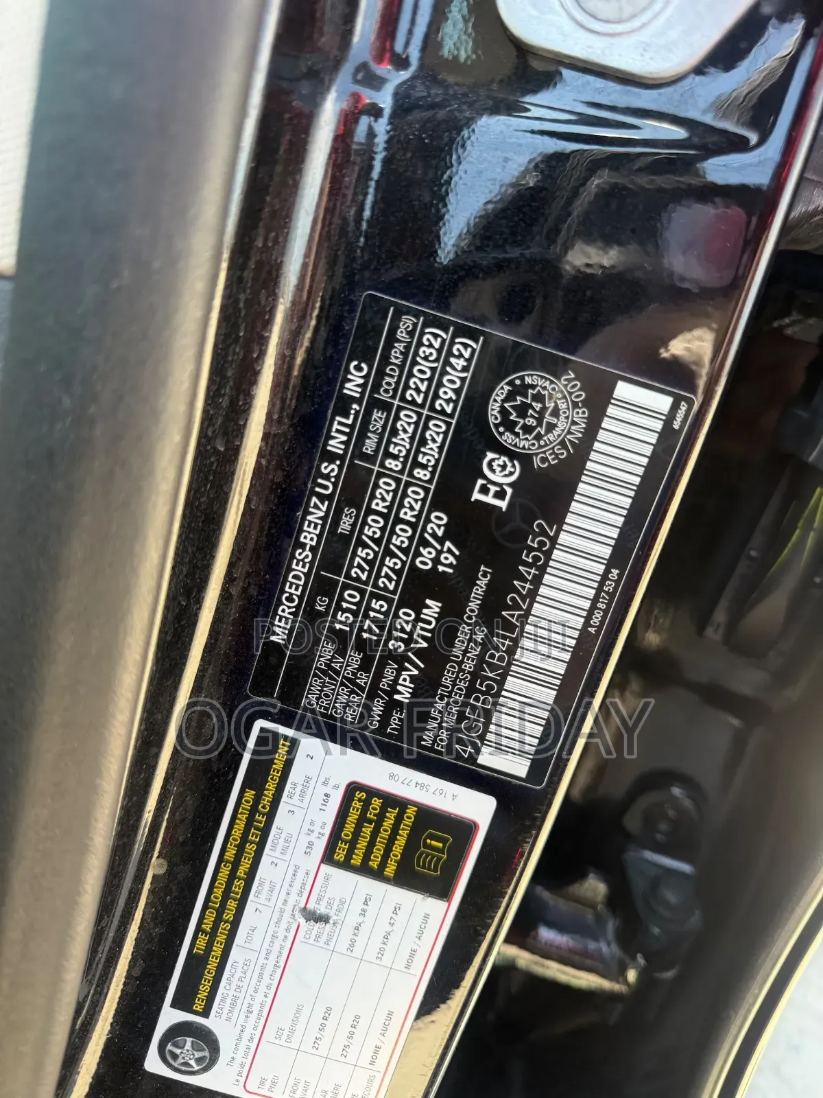 Mercedes-Benz GLE-Class GLE 450 4MATIC 2020 Black