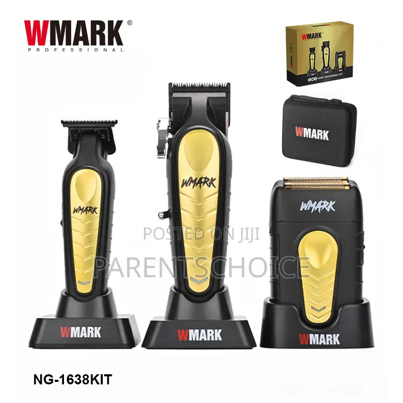 WMARK NG-1638KIT 8500RPM Rechargeable Hair Clipper Trimmer Shaver Set