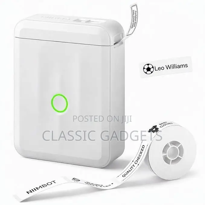NIIMBOT D110 Label Maker for Name Stickers With 1 Roll of Labels