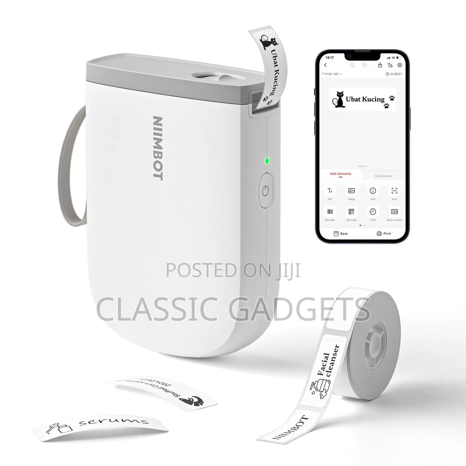 NIIMBOT D11 Upgraded HD 300 Dpi Label Maker