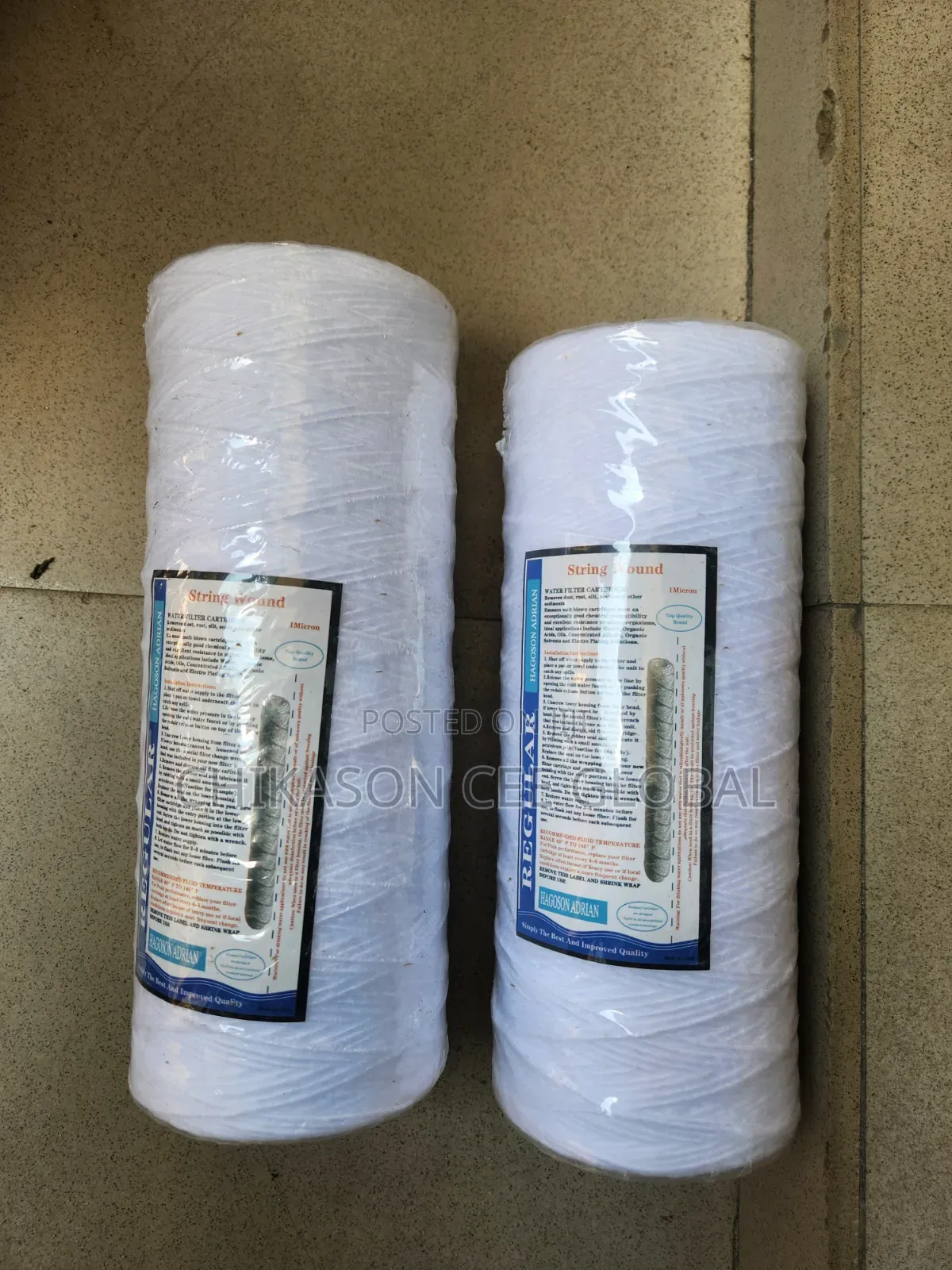 10"polypropylene String-Wound Water Cartridges Candles or Filter