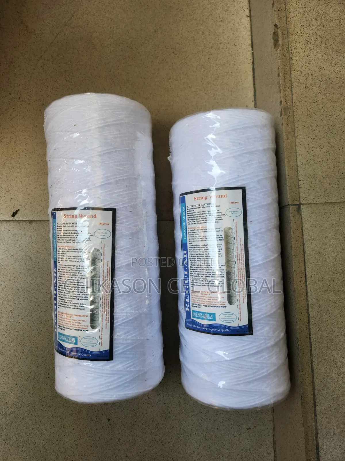 10"polypropylene String-Wound Water Cartridges Candles or Filter