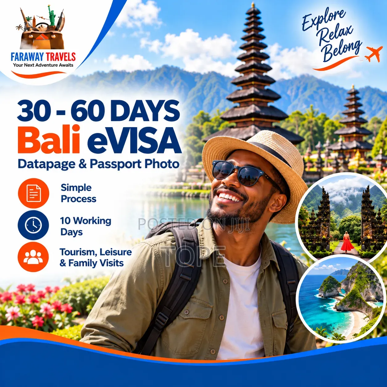 30-60 DAYS Bali Evisa