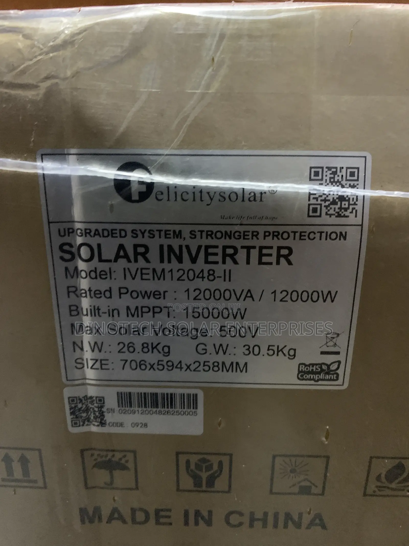 12kva 48v IVEM Felicity Hybrid Inverter