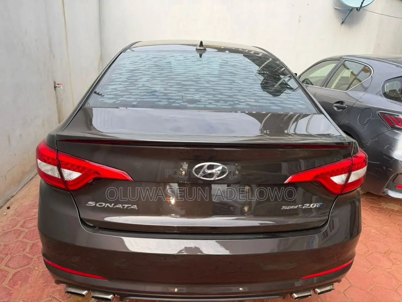 Hyundai Sonata Limited 2.0T 4dr Sedan (2.0L 4cyl Turbo 6A) 2015 Gray