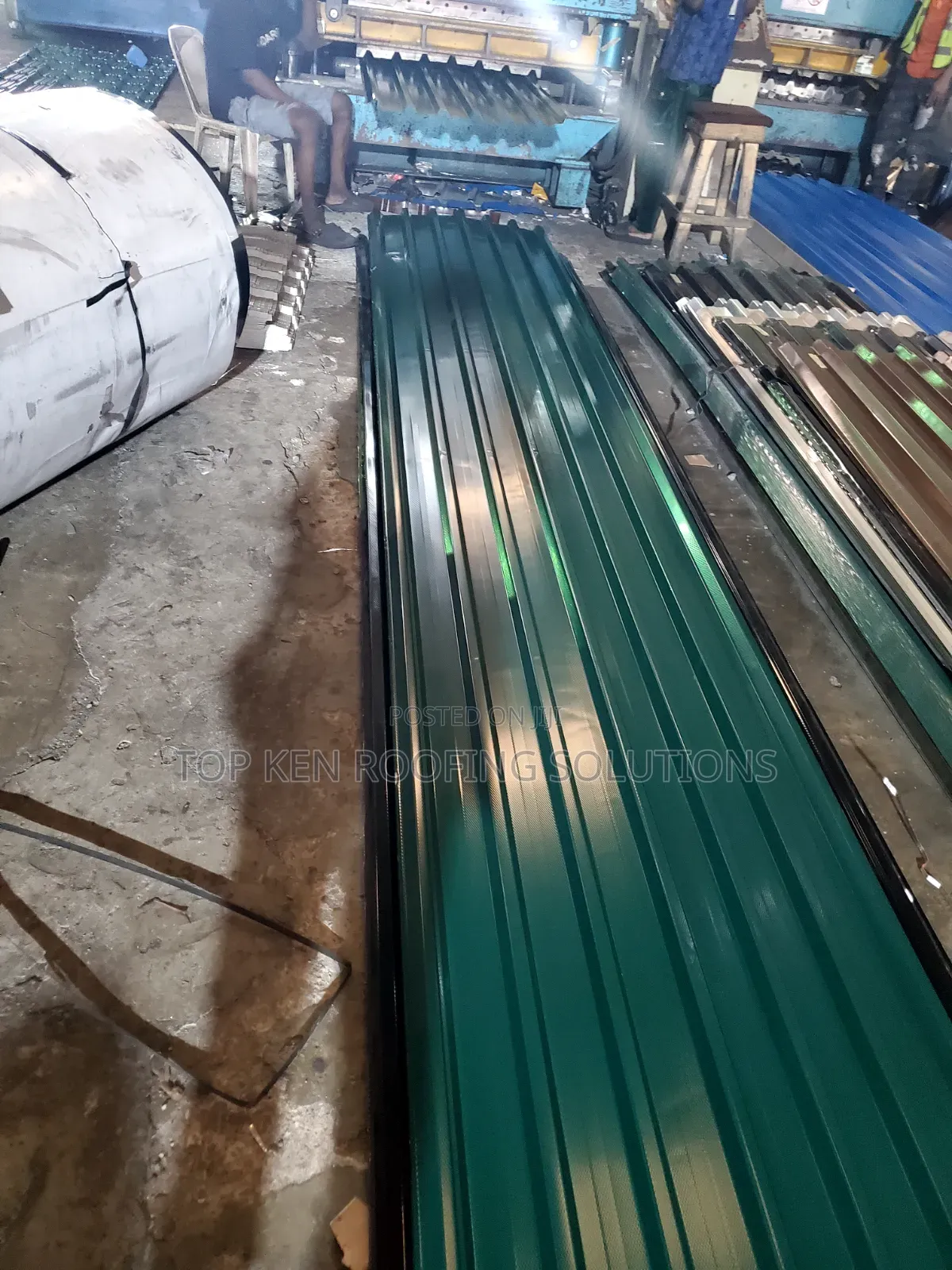 0.55mm Longspan Bush Green Sheet