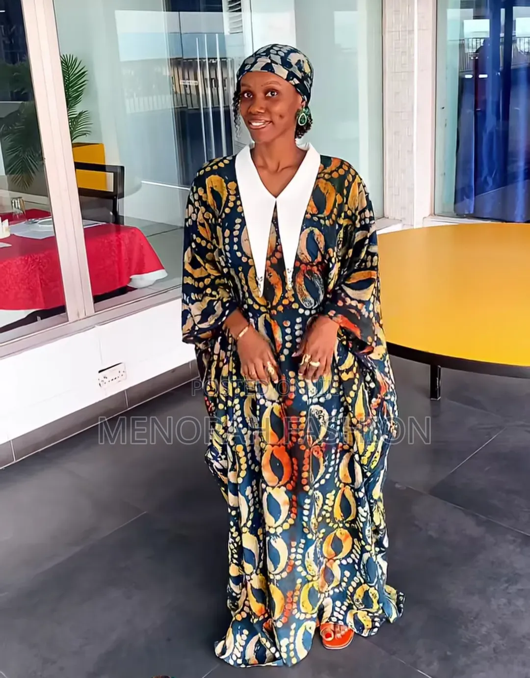 Fastest Finger Elegant Adire Dress Readily Available for Delivery