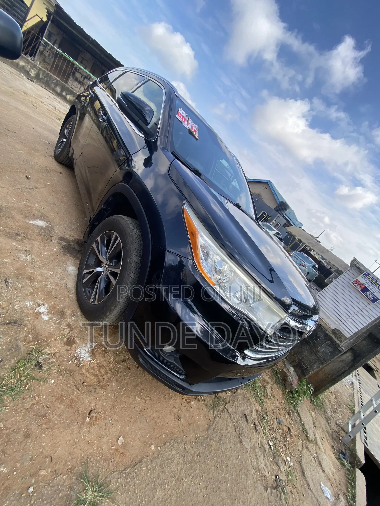 Toyota Highlander LE V6 4x2 (3.5L 6cyl 6A) 2016 Black