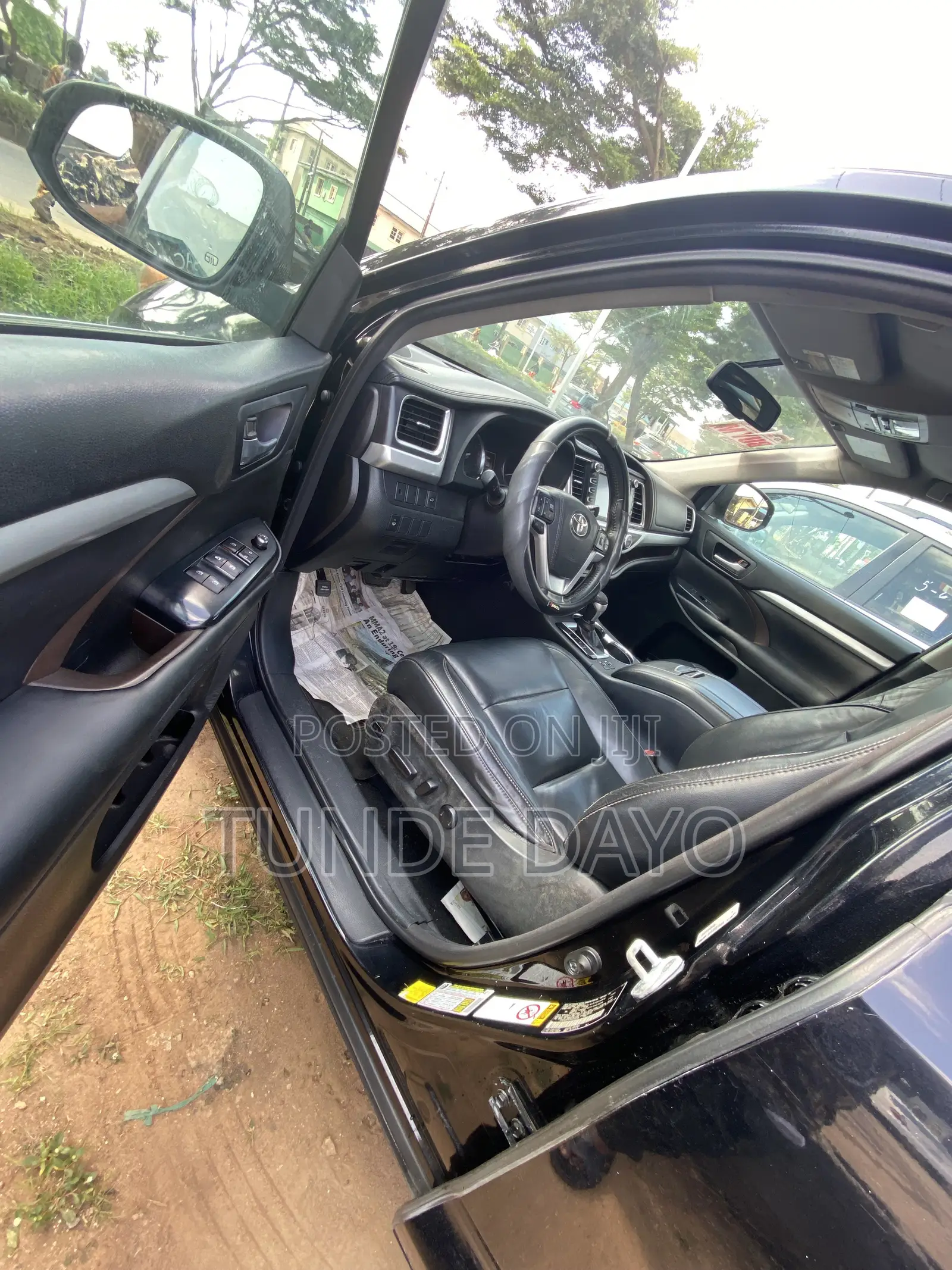 Toyota Highlander LE V6 4x2 (3.5L 6cyl 6A) 2016 Black