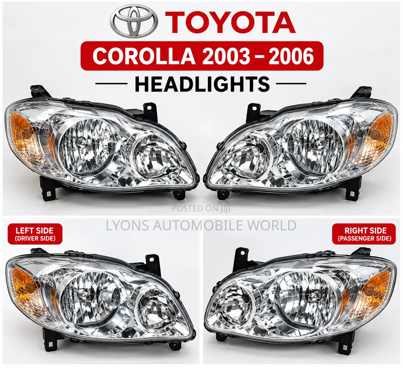 Toyota Corolla Head Lights 05