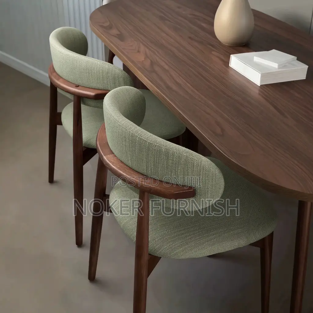 Wooden Dining Table With 6 Chairs
