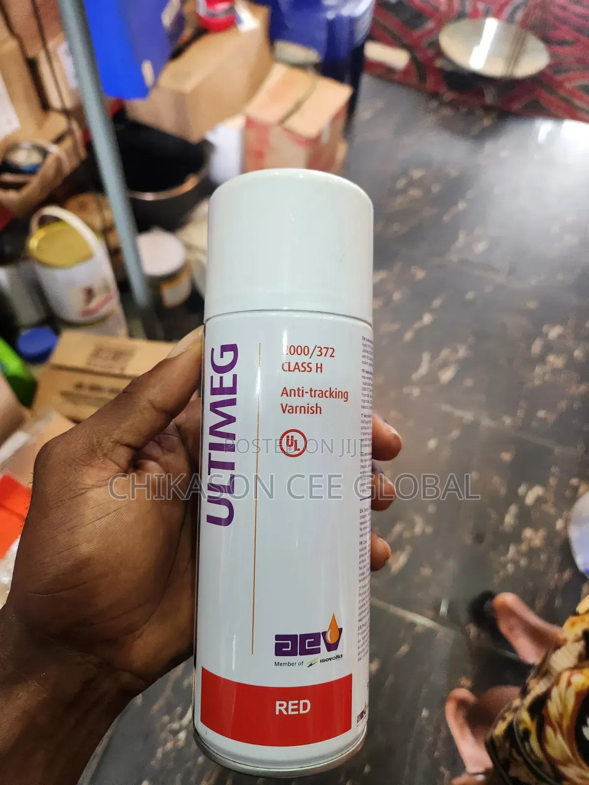 Anti Tracking Varnish Spray Red