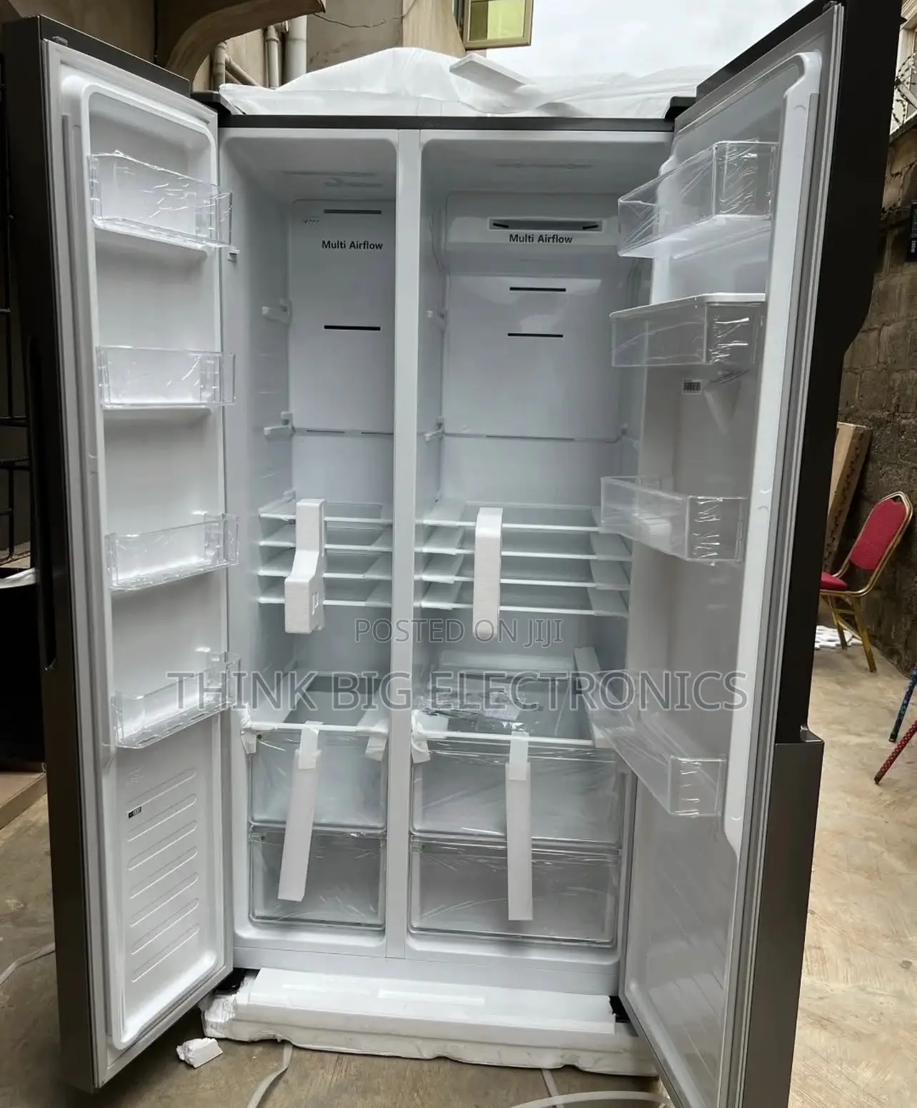 Brand New Hisense 519l Side-by-Side Refrigerator (Inverter)