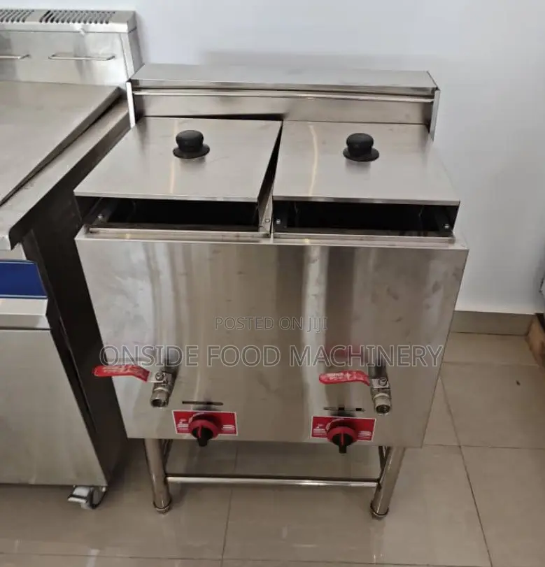 Standing Double Basket Gas Fryer