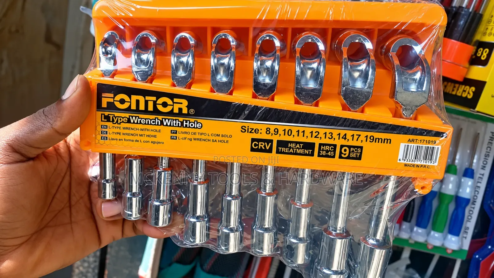 Fontor 9-Piece L-Type Wrench Set