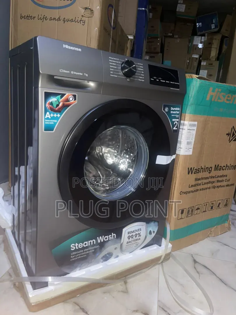 Hisense 7kg Automatic Front Load Washer With Powerful Spin