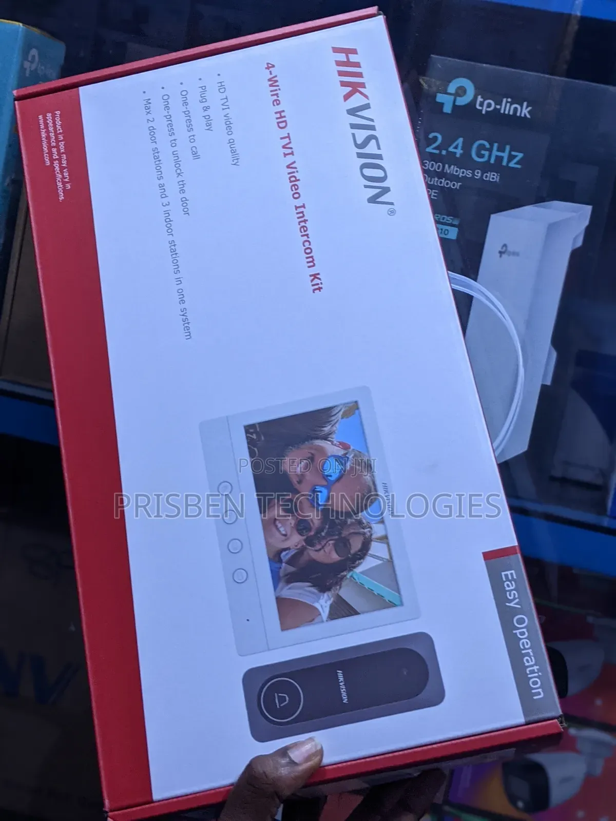 Hikvision 4-Wire HD TVI Video Intercom Kit