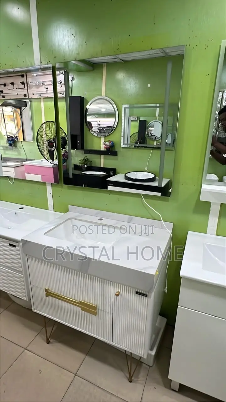 80x50 Marble Top Cabinet Basin