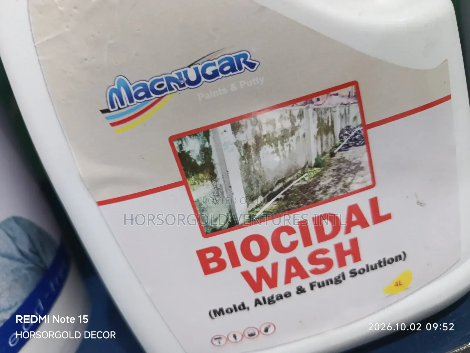 Biocidal Wash/ Algae/ Fungus