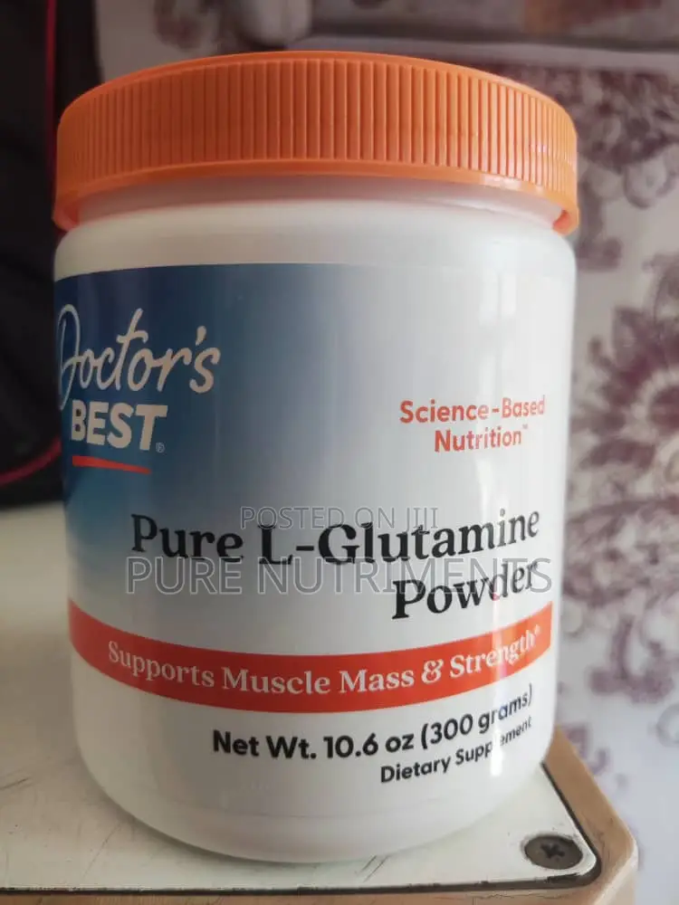 Doctor’s Best Pure L-Glutamine Powder Amino Acid Supplement