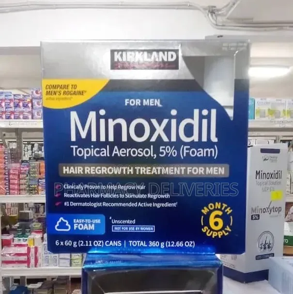 Kirkland Minoxidil 5% Foam –Hair & Beard Regrowth Treatment!