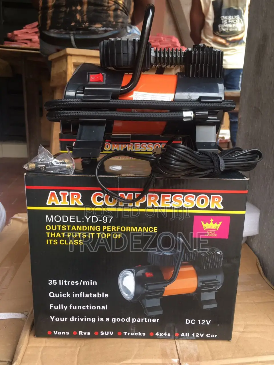 Mobile Car Tyre Pump Inflator for Vehicles