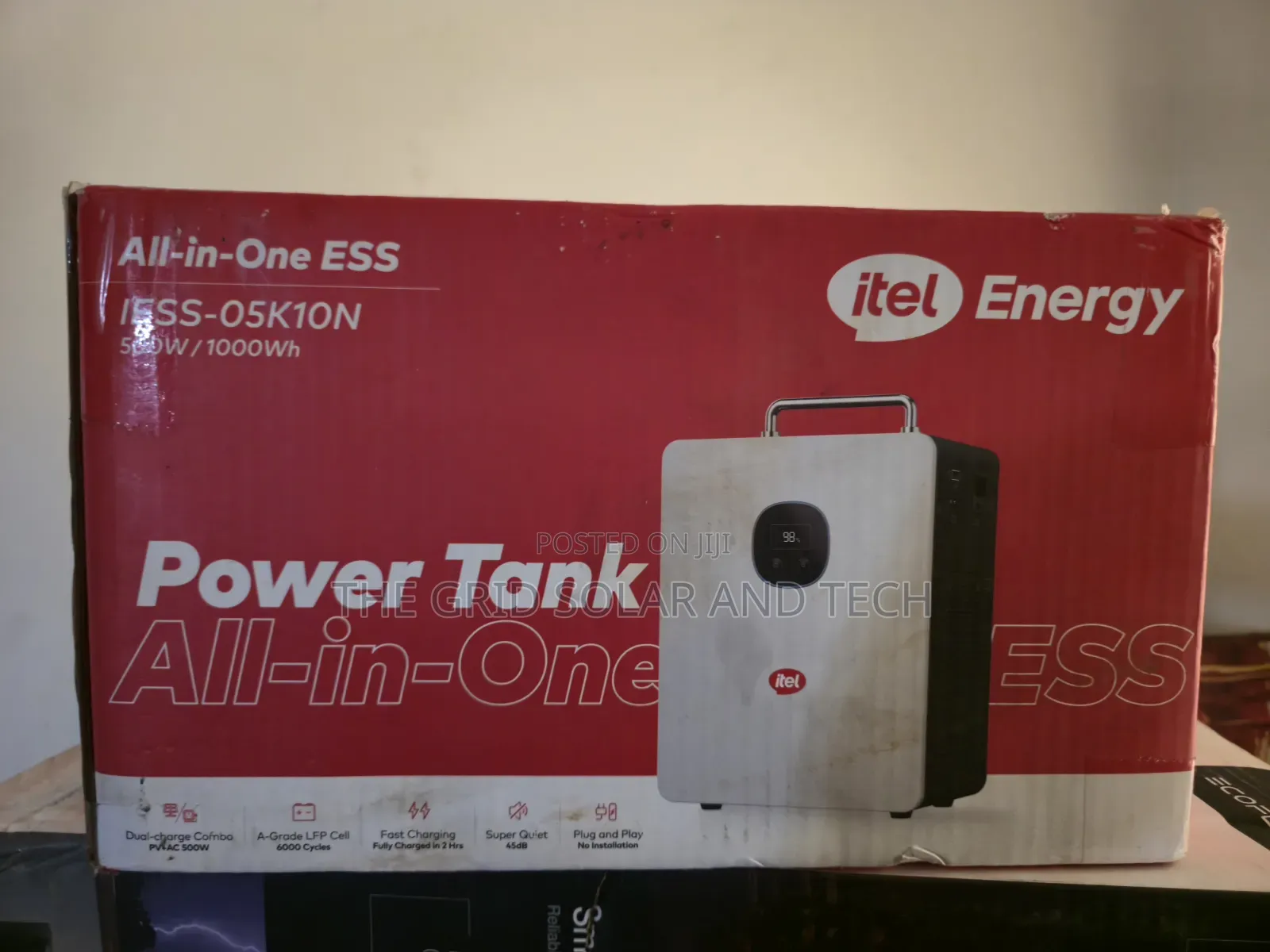 550W Solar Panel + 1kWh Itel Power Tank + Free Installation Package