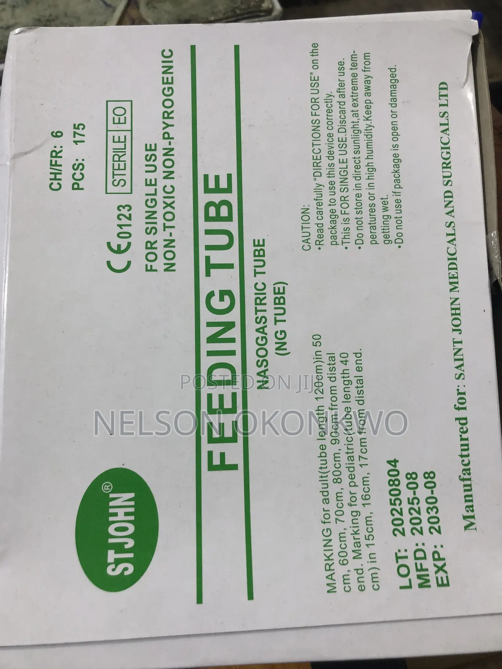 Ng Feeding Tube Size 8