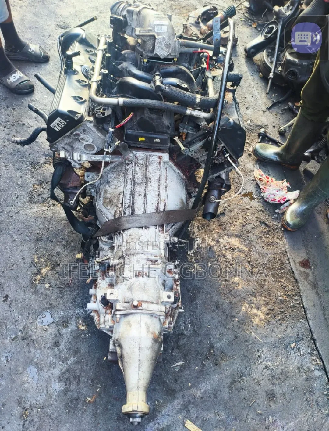 Engine and Gearbox Econoline V8