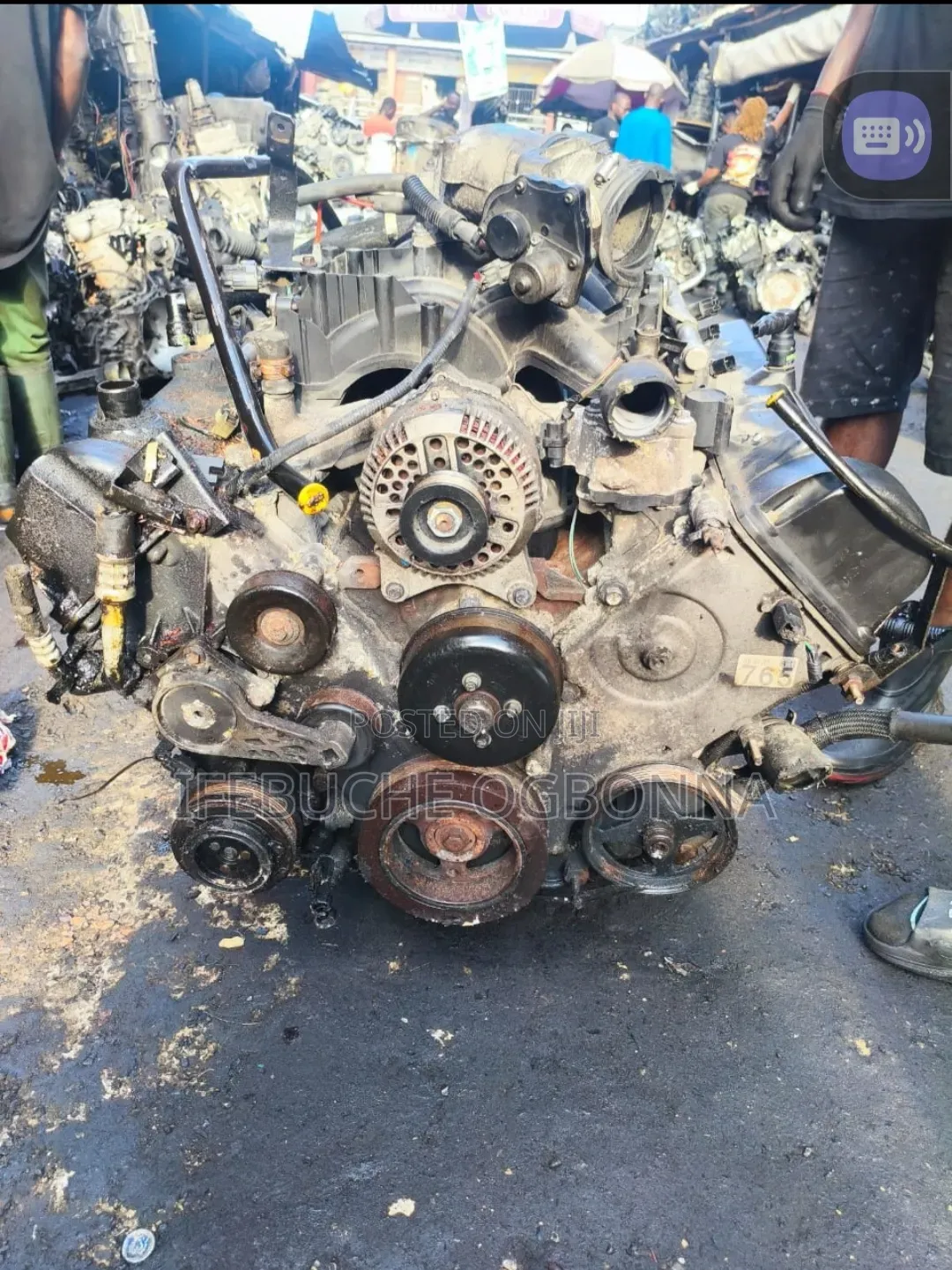 Engine and Gearbox Econoline V8