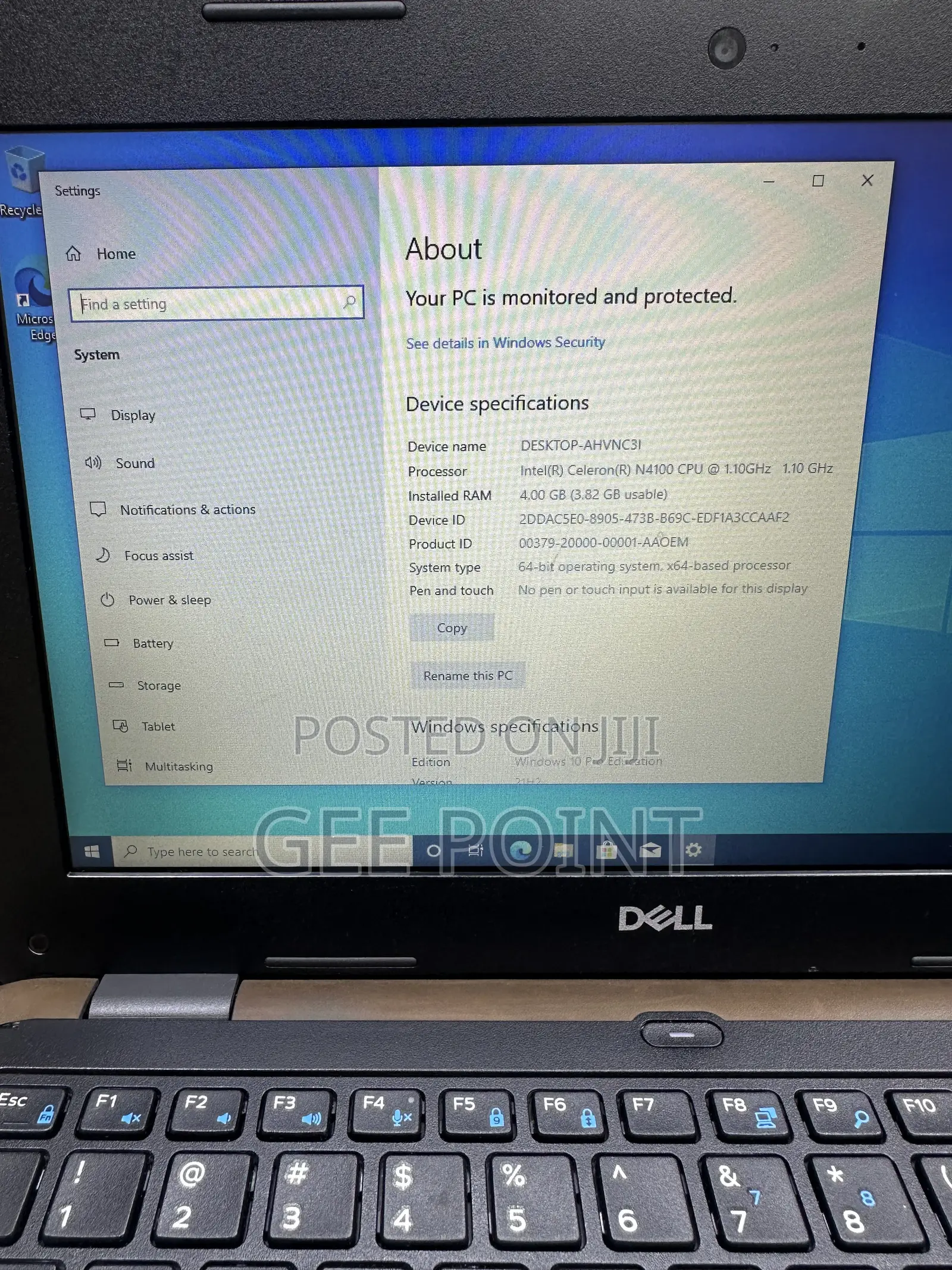 Laptop Dell Latitude 11 3190 4GB Intel Celeron SSD 128GB