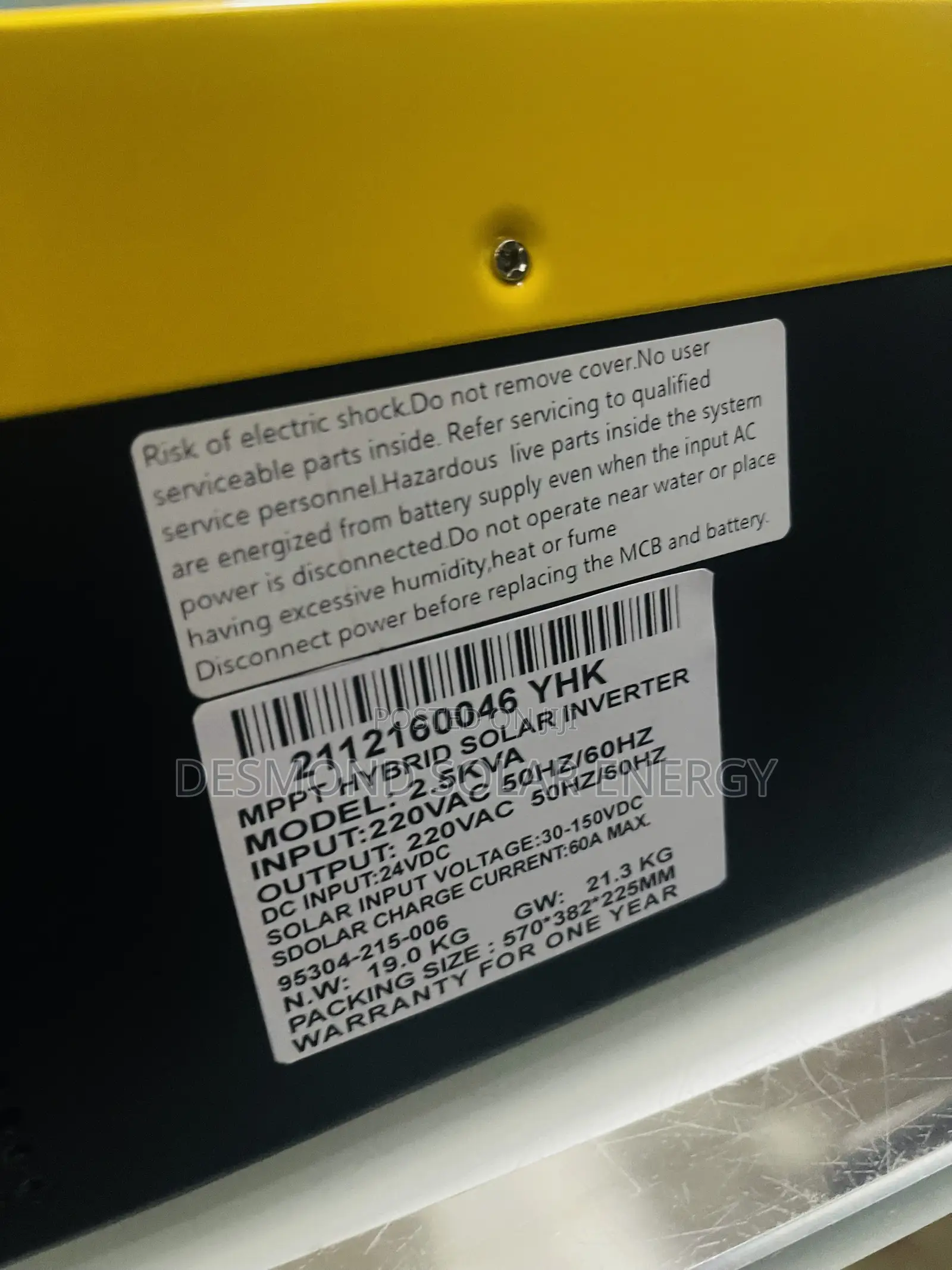 2.5kva 24v Yohako Hybrid Inverter Is Now Available With Discount Price