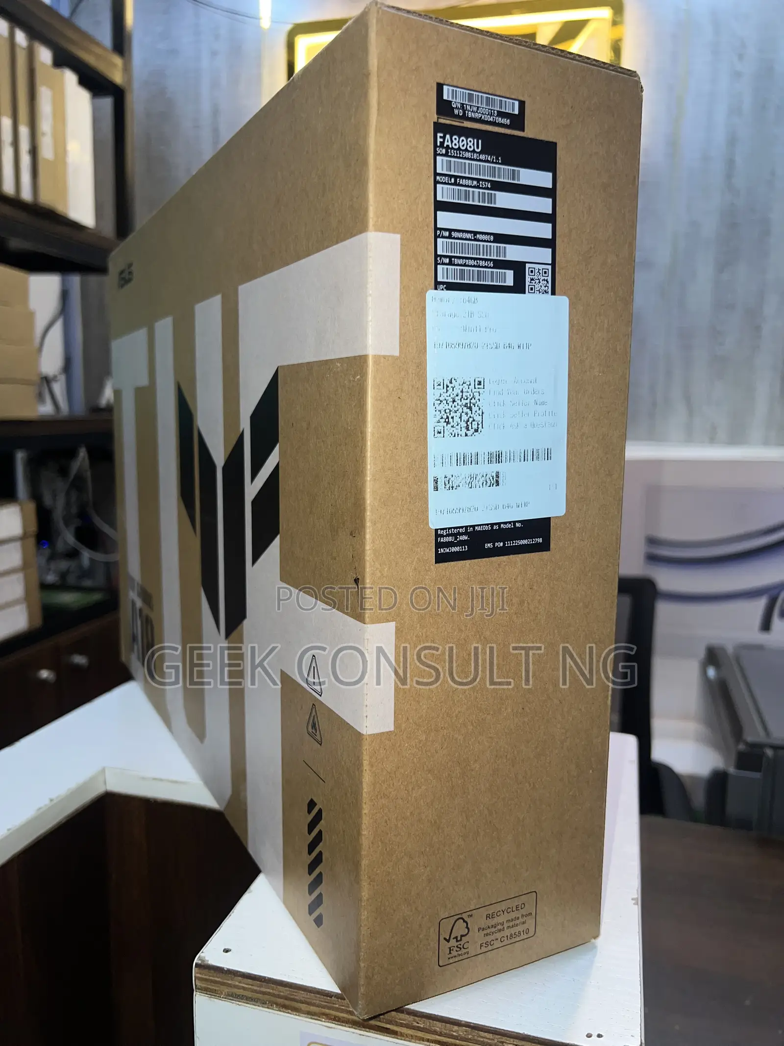 New Laptop Asus 64GB AMD Ryzen 7 SSD 2T