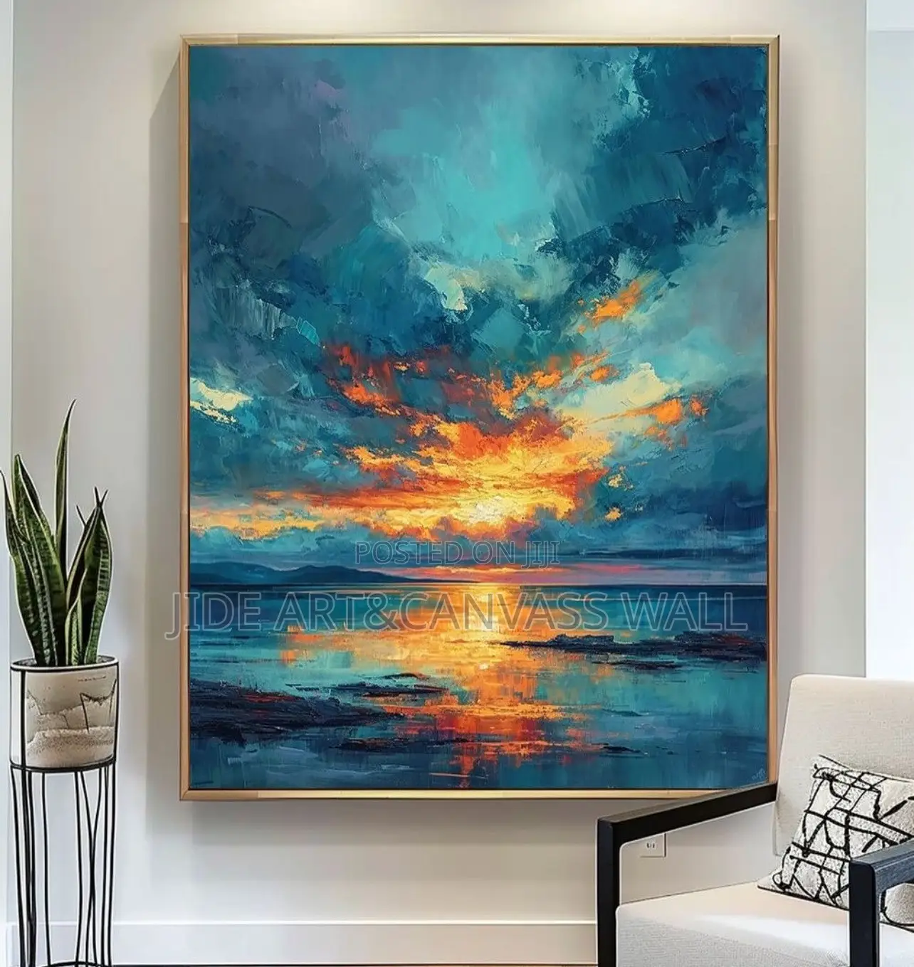 Abstract Canvass Wall Art Frame