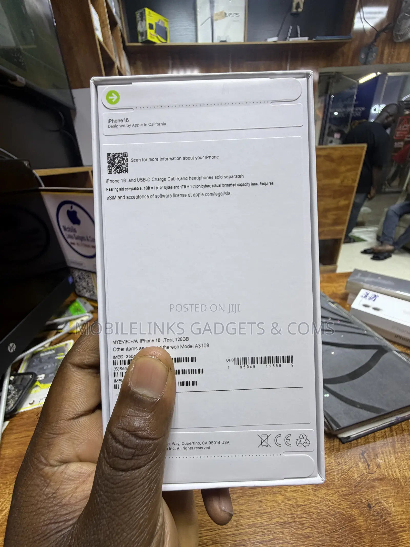 New Apple iPhone 16 128 GB Green