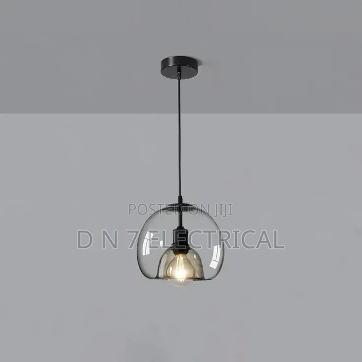 Modern Clear Glass Pendant Light