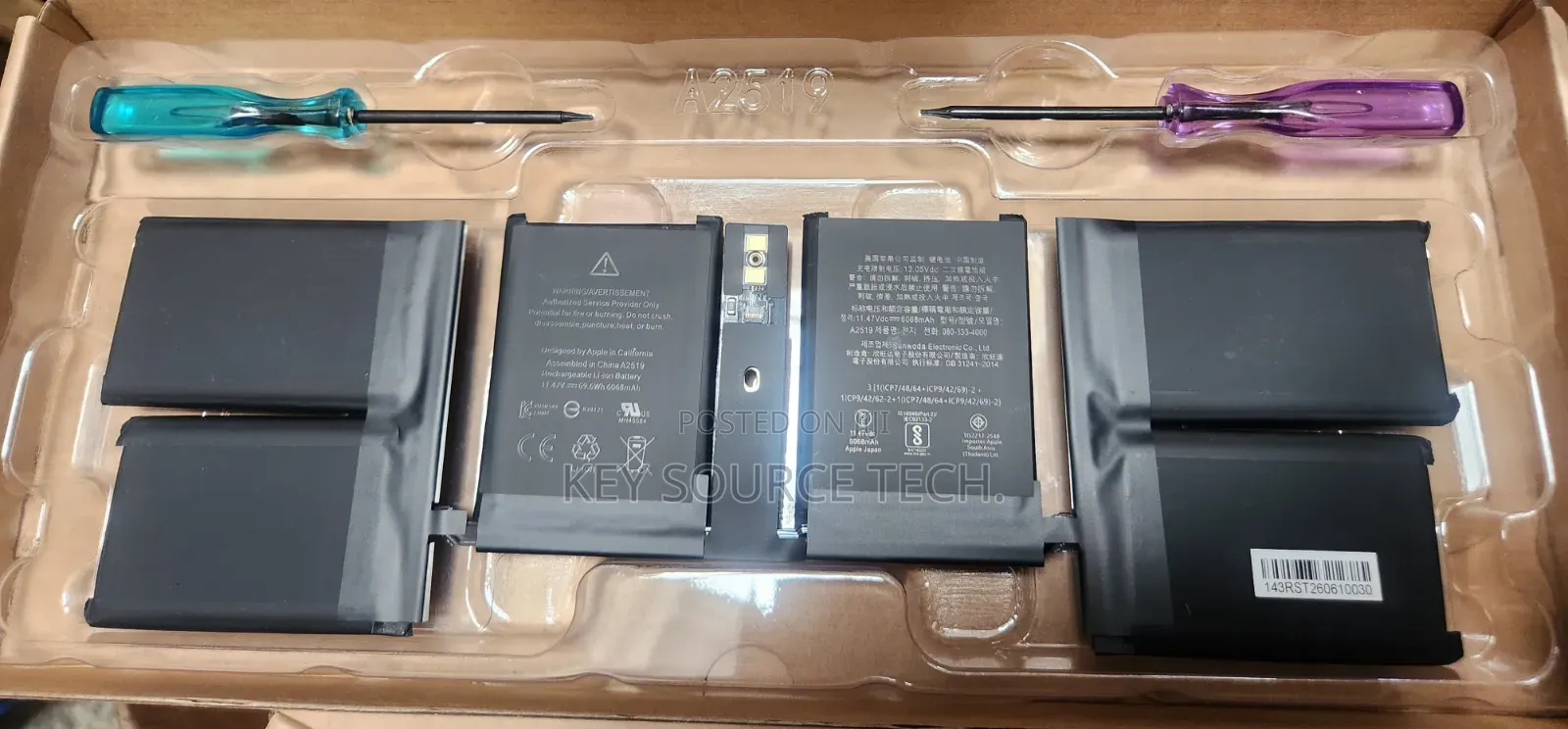 Macbook Pro 14" A2442, A2779, A2918, A2519 Laptop Battery 2021-2023