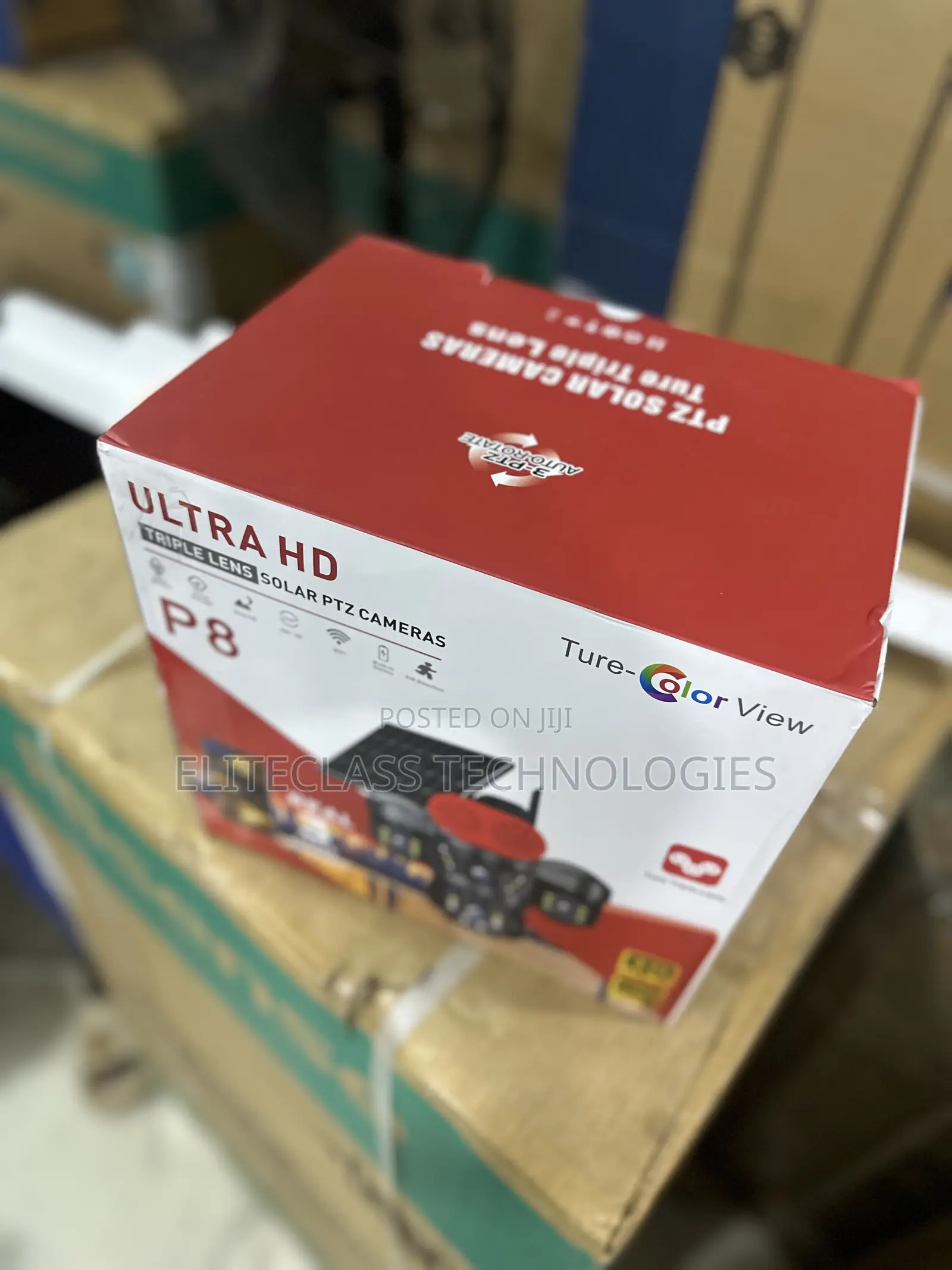 P8 Ultra HD PTZ Camera With Three Camera Lenses