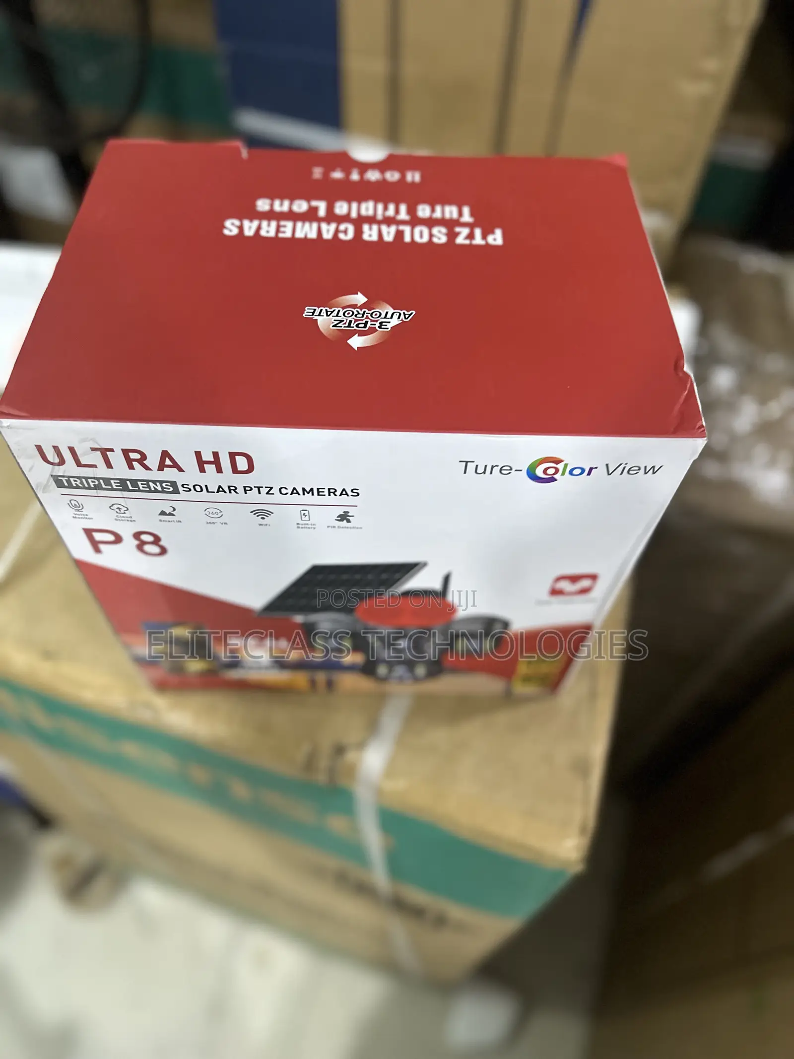 P8 Ultra HD PTZ Camera With Three Camera Lenses