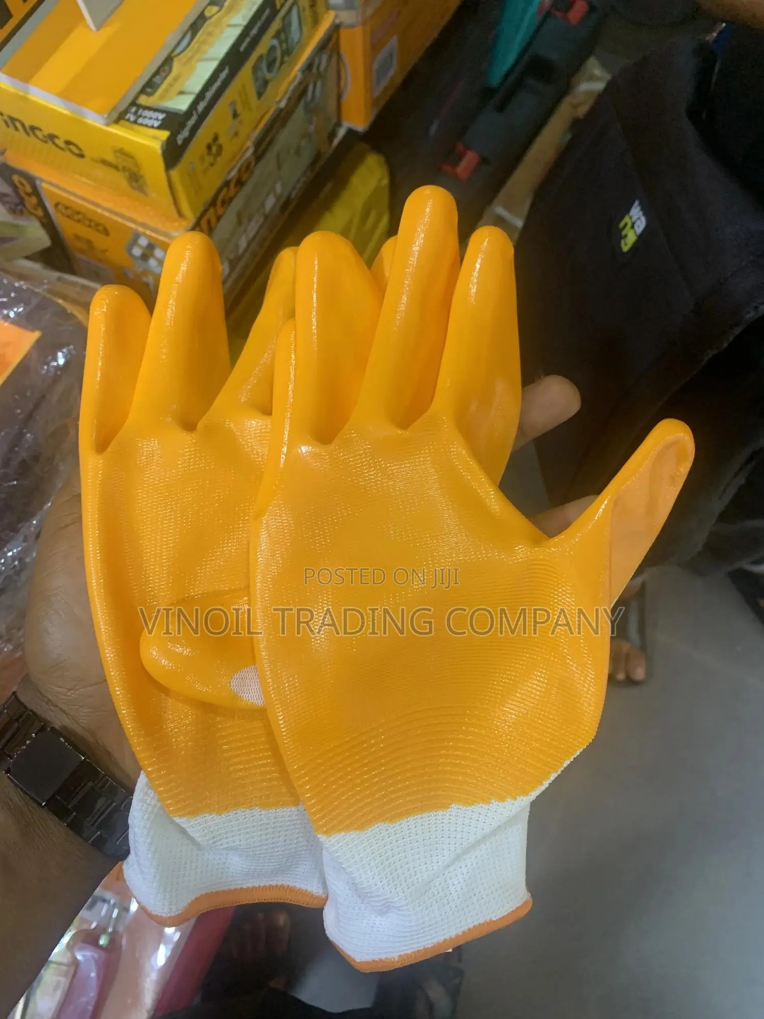 INGCO Safety Gloves - HGN01 - Nitrile Coated - XL - SUPER INGCO