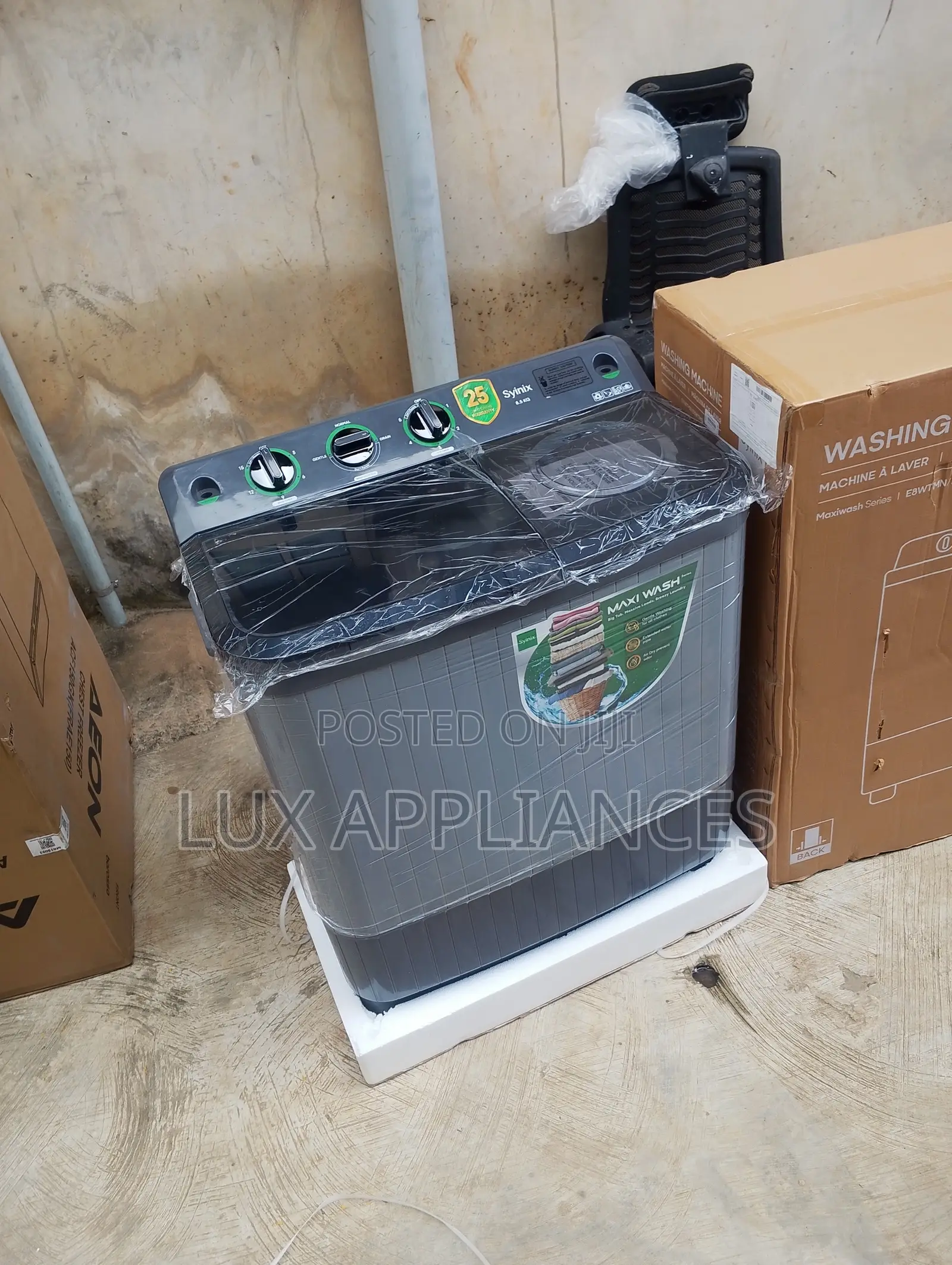 Syinix 8.5kg Top Load Semi Automatic Laundry Machine