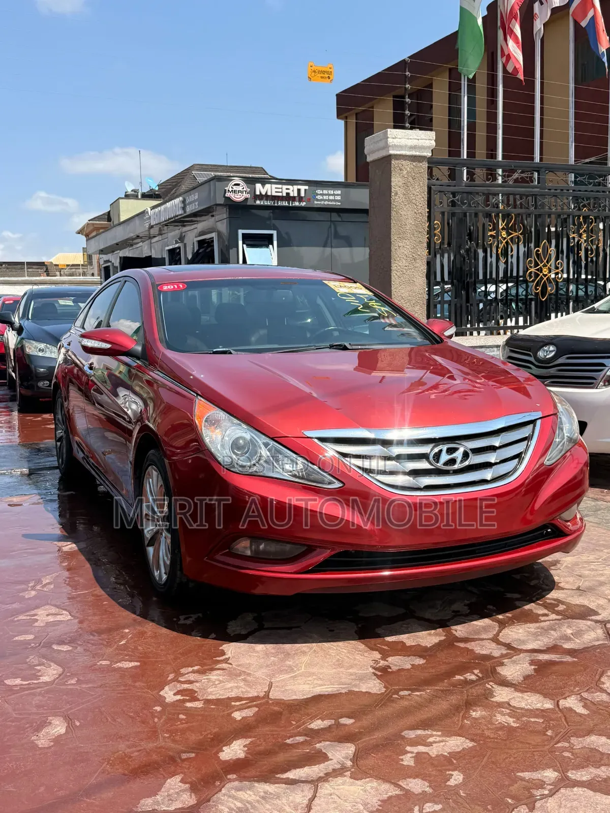 Hyundai Sonata Limited 2.0T w/17" Wheels (2.0L 4cyl 6A) 2011 Burgundy