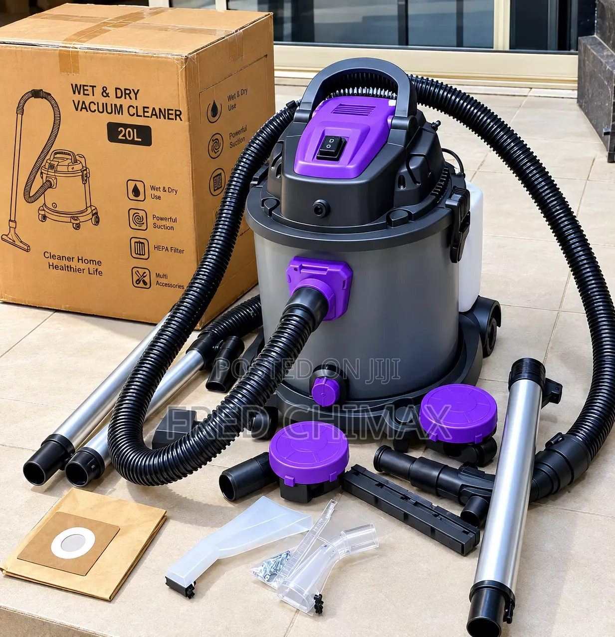20L Vacuum Extractor With Wet & Dry Vacuum Cleaners