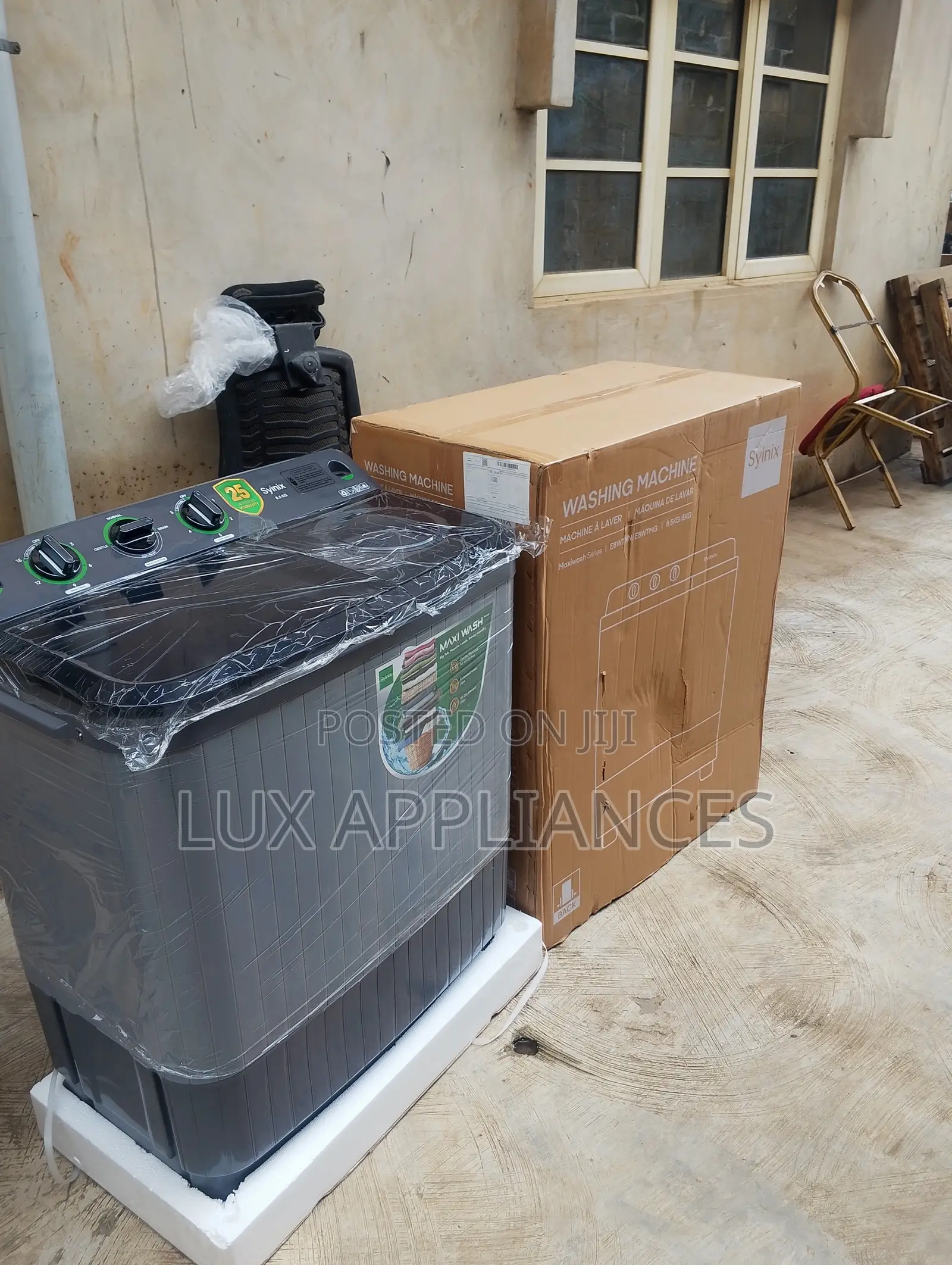 Syinix 8.5kg Top Load Laundry Machine for Household Use