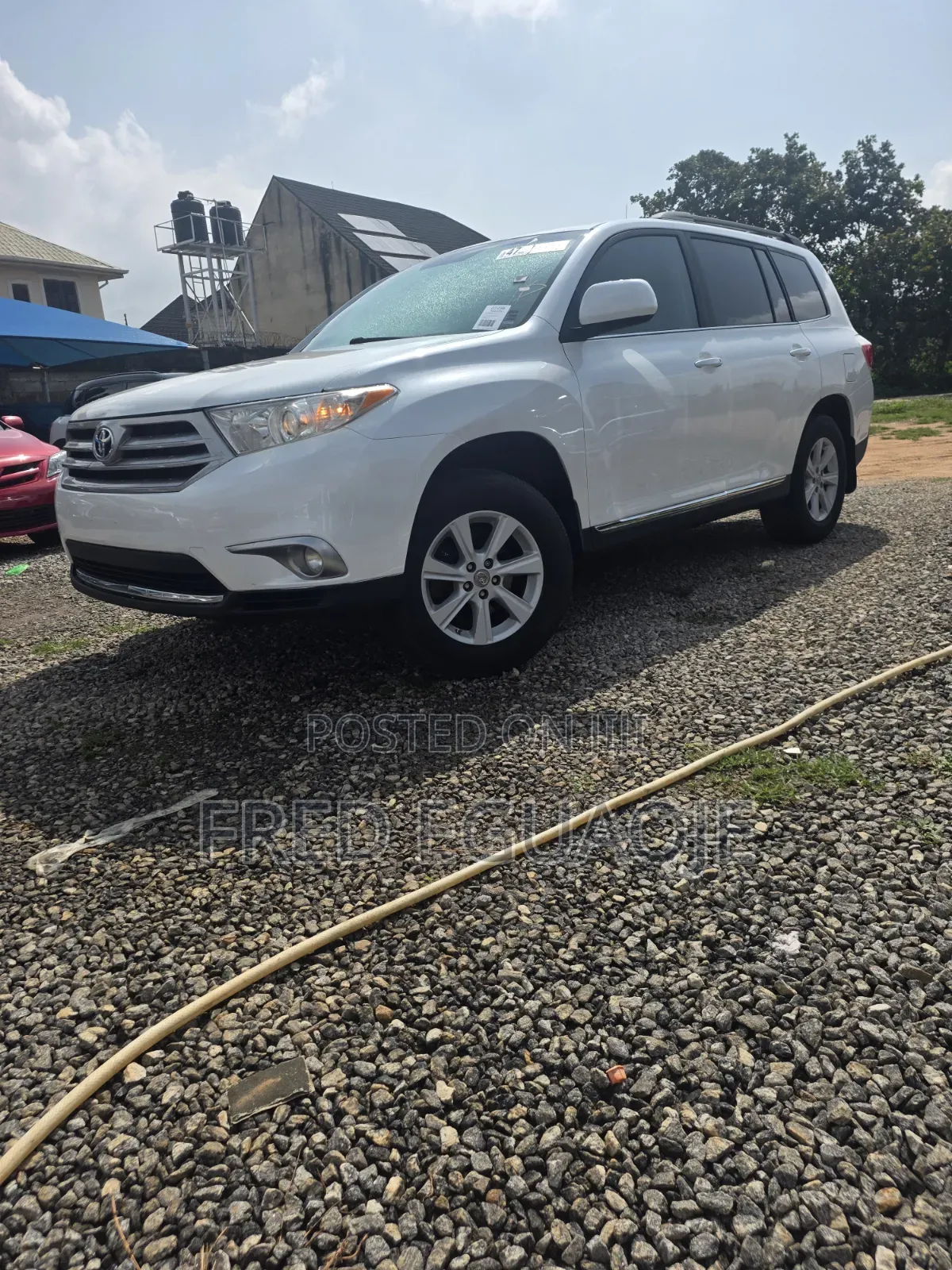 Toyota Highlander 3.5L 4WD 2013 White