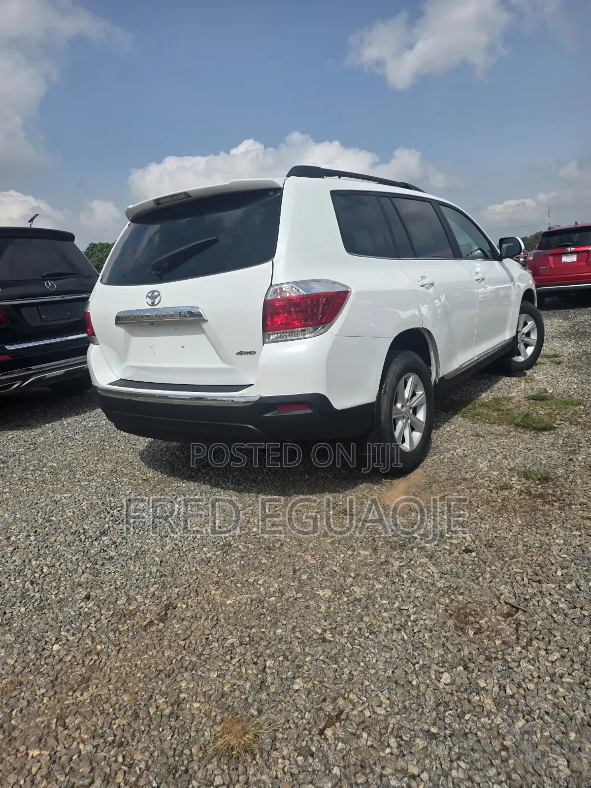 Toyota Highlander 3.5L 4WD 2013 White