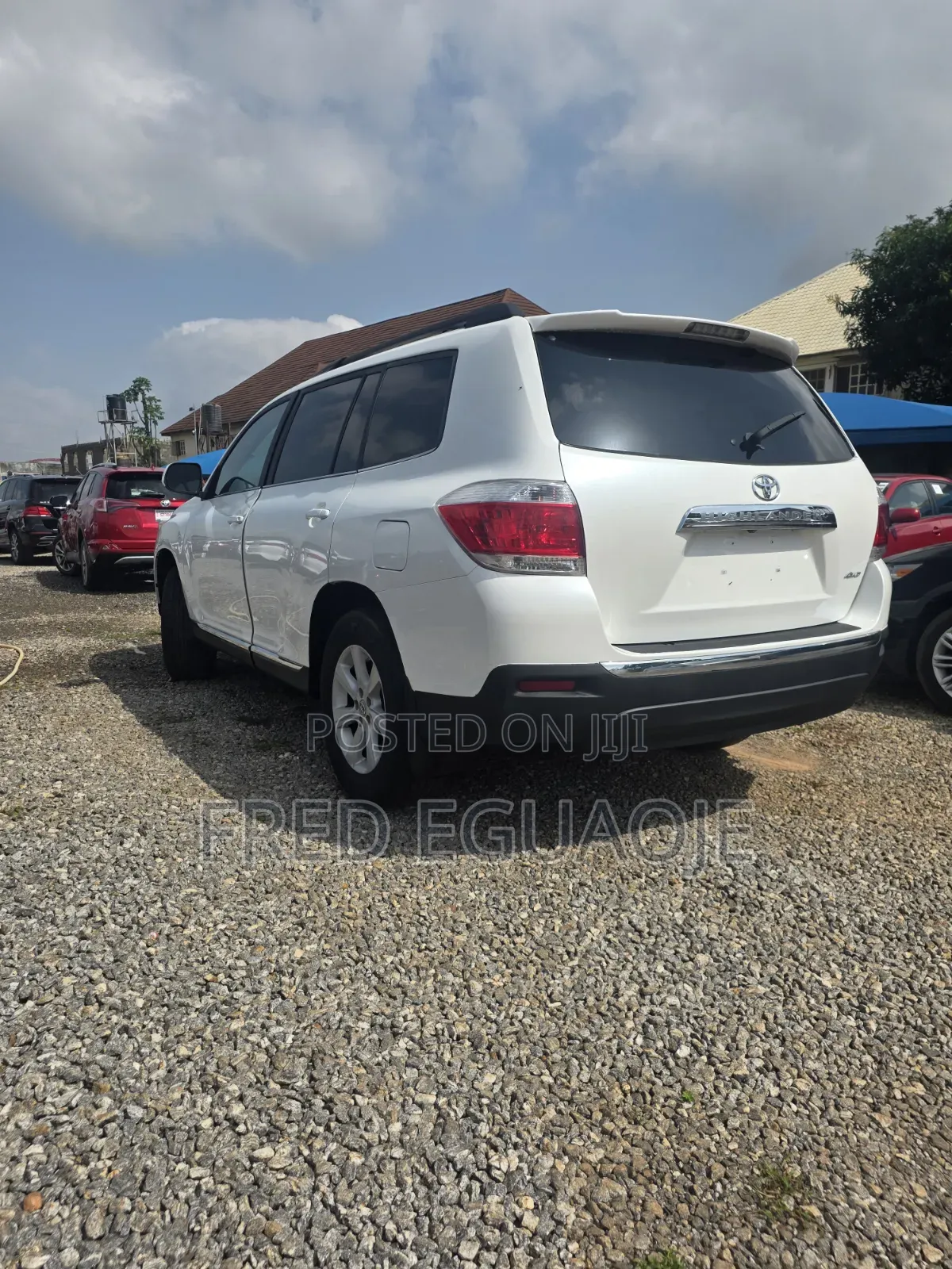 Toyota Highlander 3.5L 4WD 2013 White