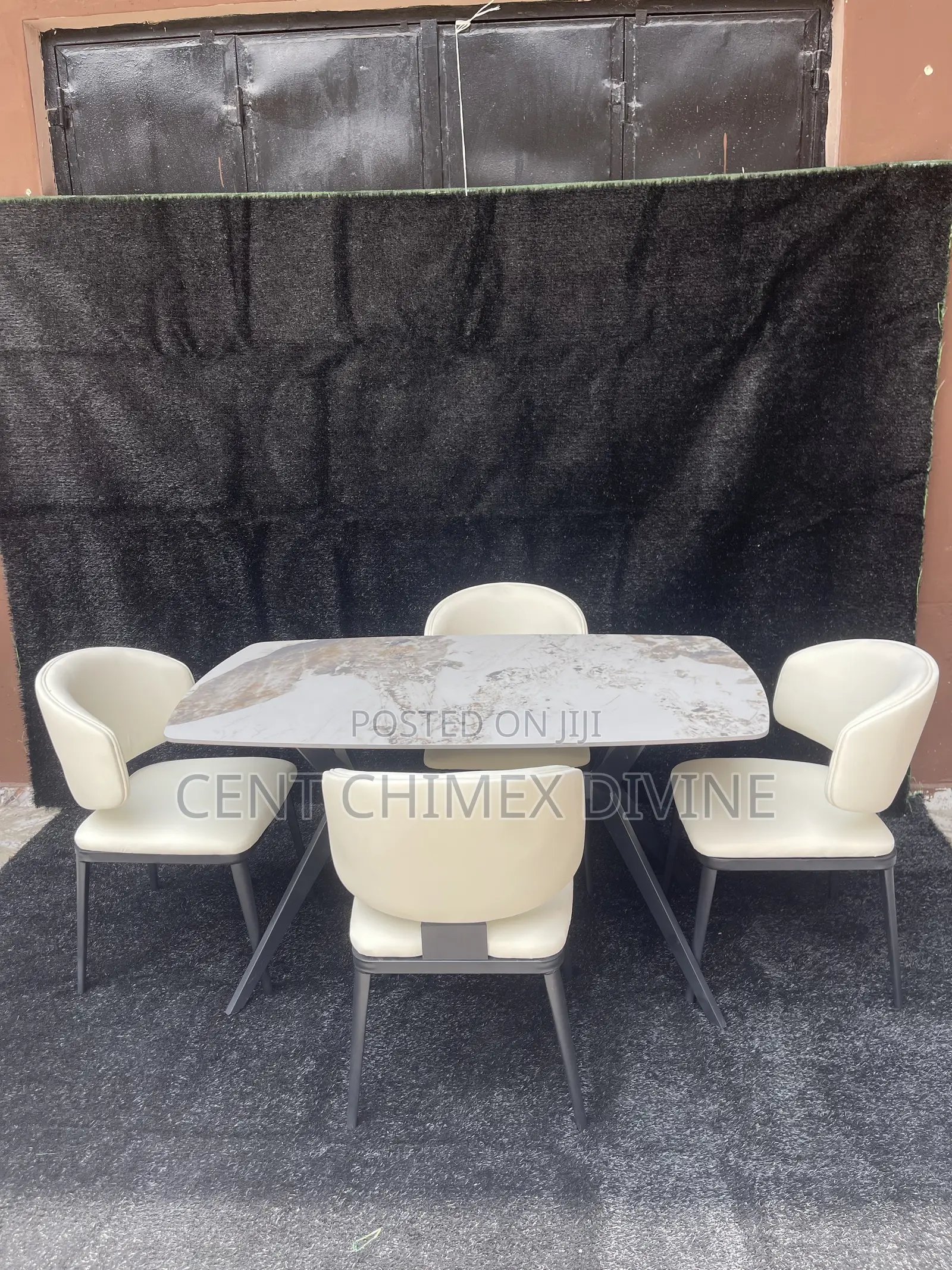 Extraordinary Executive Dinning Set by 4 Seaters